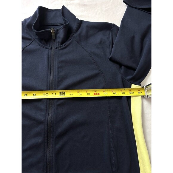 Talbots Blue Track Jacket 50+ UPF Protection Activewear Size Large‎ LRD1-2 - Picture 5 of 8